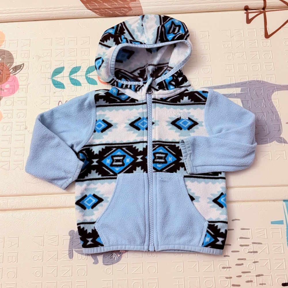 Cute for Spring! The North Face Light Blue Fleece Hoodie